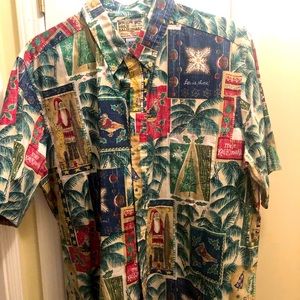 Vintage 2008 Reyn Spooner Christmas Shirt